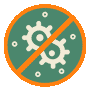 Illustration icon of odor-resistant sock feature with antimicrobial treatment